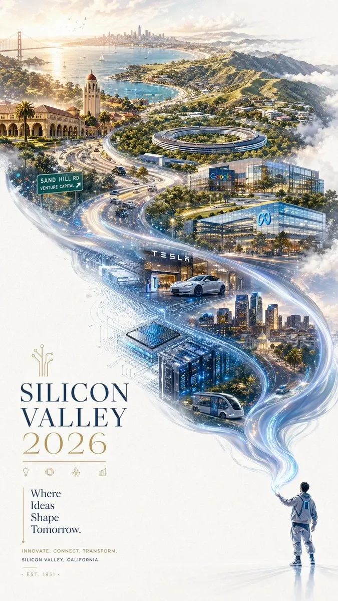 硅谷2026城市宣传海报