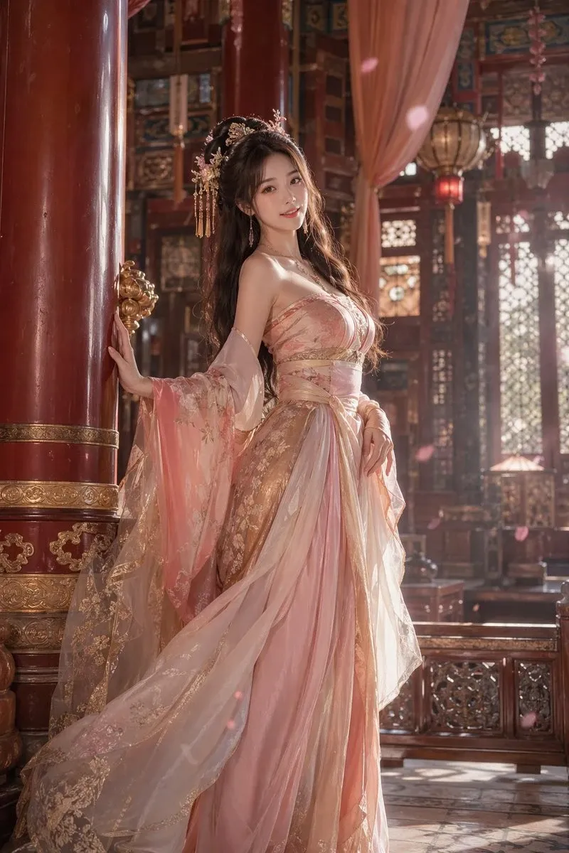 古风美人唐风汉服宫廷写真