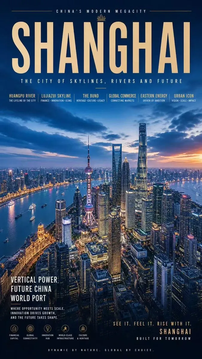 上海城市旅游品牌海报